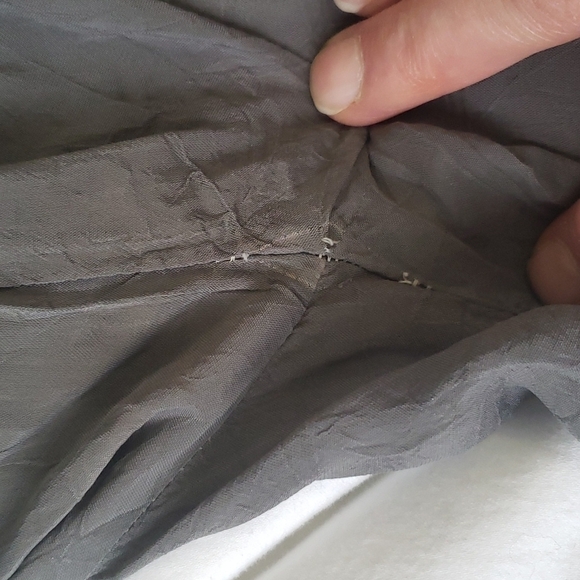 Johnny Was Boho Embroidered Lace Tunic Top, Grey, Size XS - Picture 10 of 13